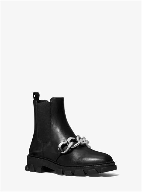 michael michael kors scarlett embellished leather boot|Michael Kors ankle boots sale.